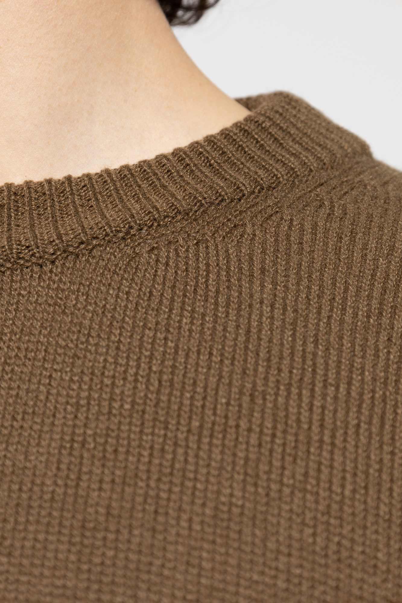 Brown Cashmere sweater JIL SANDER - Vitkac Italy
